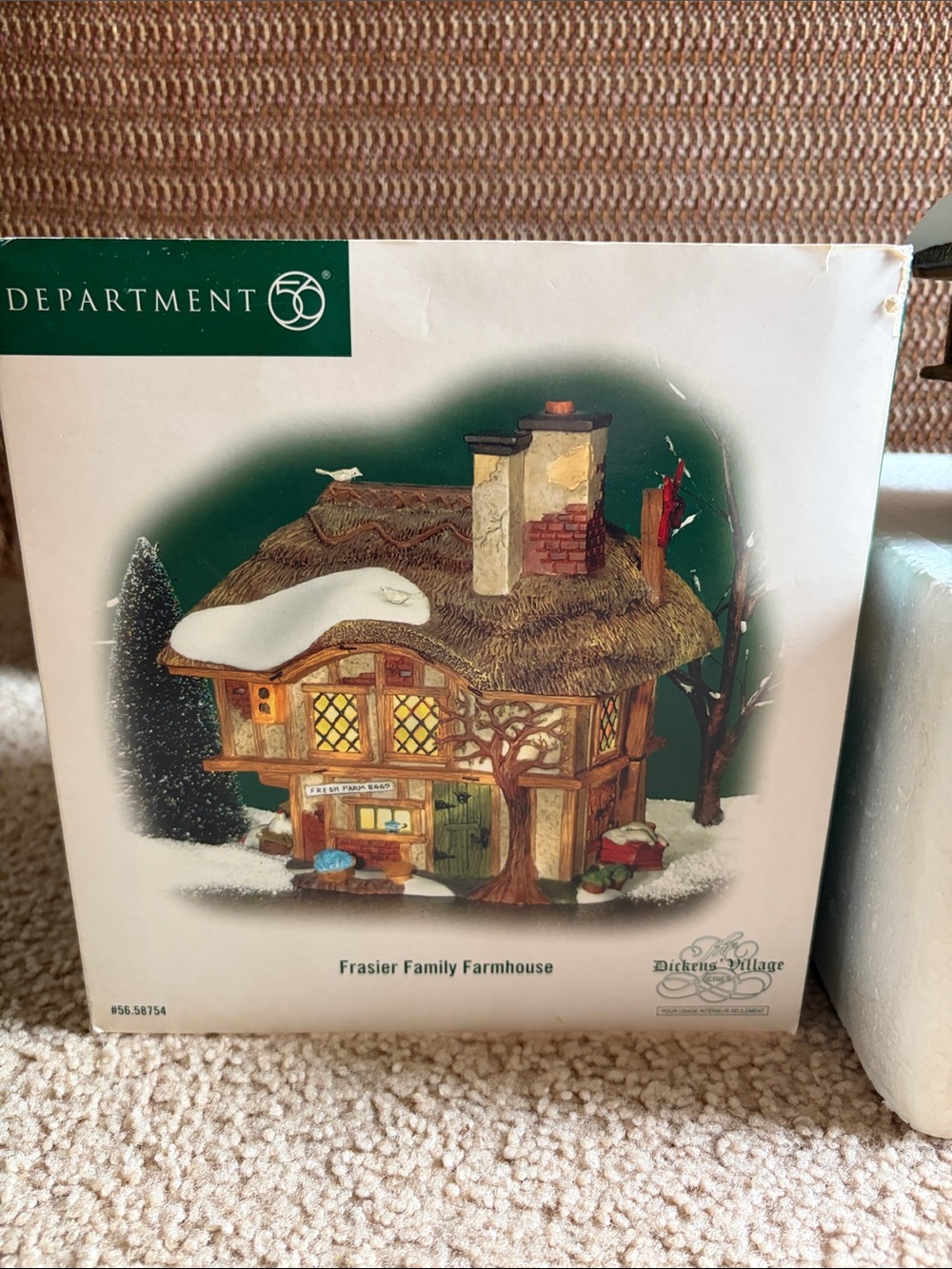 DEPT 56 FRASIER FAMILY FARMHOUSE.